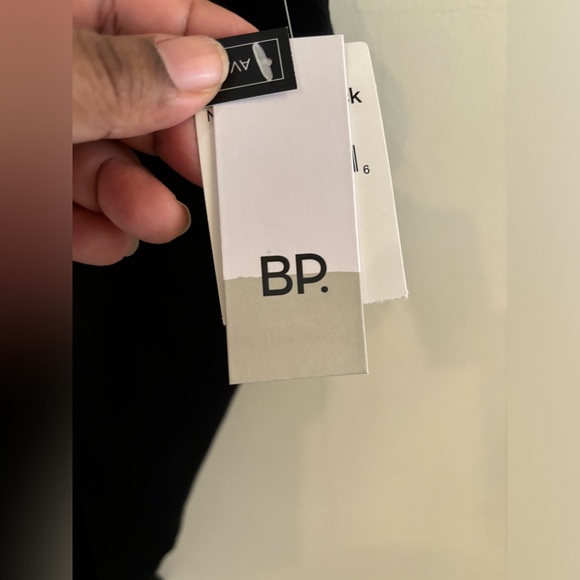 BP. Ribbed V Neck Tank Thong Bodysuit Black Women’s XL NWT - Picture 6 of 6